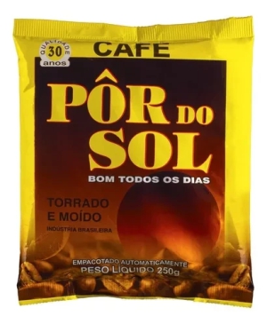 Café Pôr Do Sol Torrado E Moído 250gr