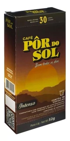 Café Pôr Do Sol Intenso Cápsulas (caixa C/ 10 Unidades)