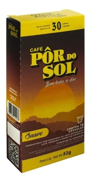 Café Pôr Do Sol Suave Cápsulas (caixa C/ 10 Unidades)